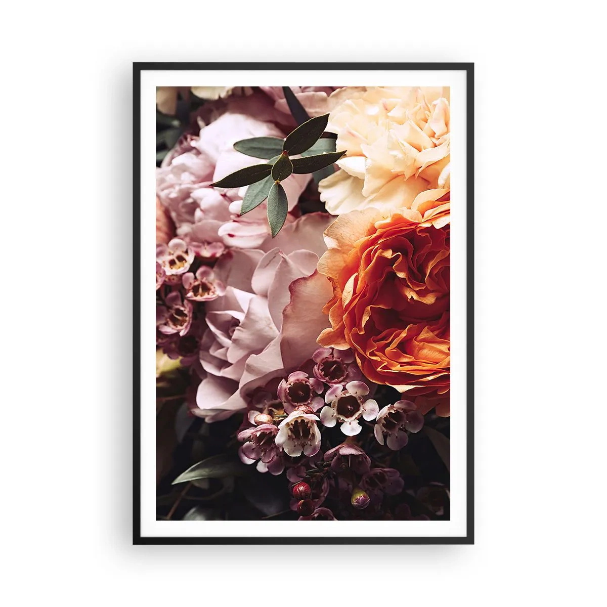 Póster en marco negro - Belleza envolvente - 70x100 cm