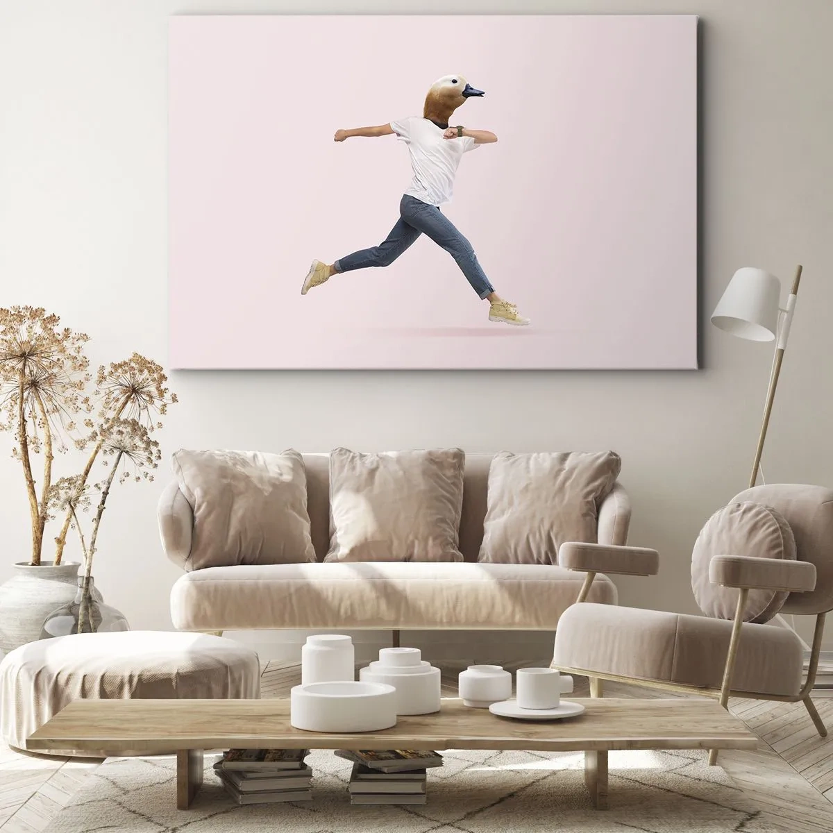 Cuadro sobre lienzo - Impresión de Imagen - Una pizca de absurdez - 70x50 cm