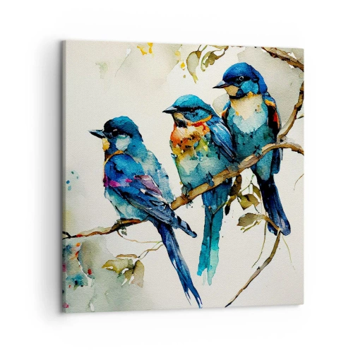 Cuadro sobre lienzo - Impresión de Imagen - ¿Ofendido? - 50x50 cm