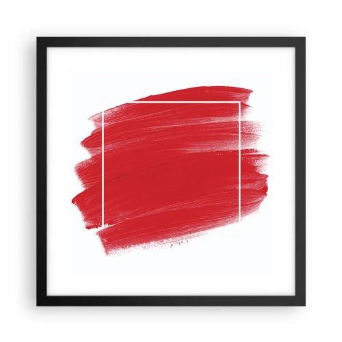 Póster en marco negro - Fuera del marco - 40x40 cm