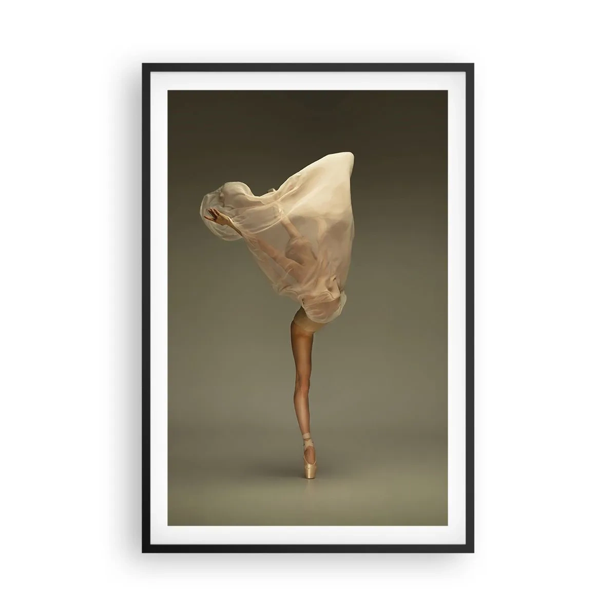 Póster en marco negro - A punto de volar - 61x91 cm