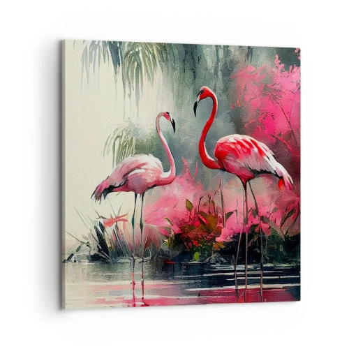 Cuadro sobre lienzo - Impresión de Imagen - Una lección de encanto natural - 60x60 cm
