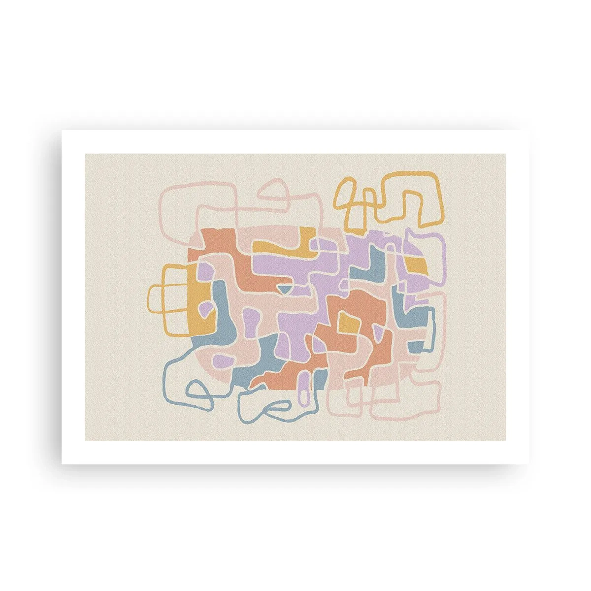 Póster - Laberinto - una alegre aventura - 70x50 cm