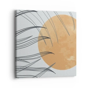 Cuadro sobre lienzo - Impresión de Imagen - Siempre hacia el sol - 30x30 cm