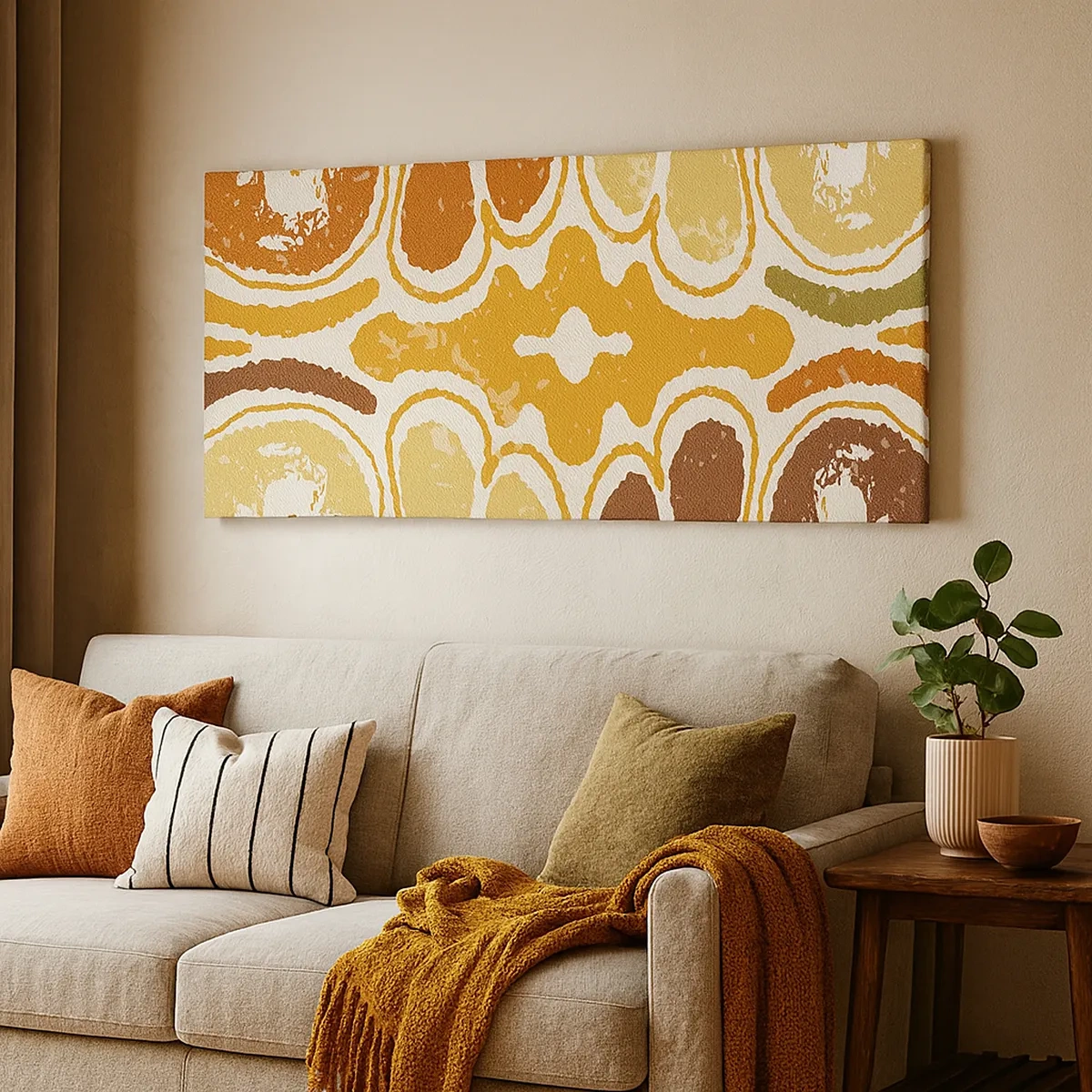 Cuadro sobre lienzo - Impresión de Imagen - Abstracción sentimental - 30x30 cm