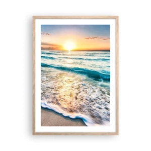 Póster en marco roble claro - Un espectáculo digno de ver - 50x70 cm