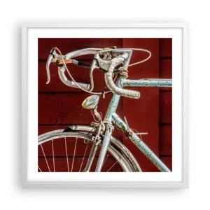 Póster en marco blanco - Creada para las victorias - 50x50 cm