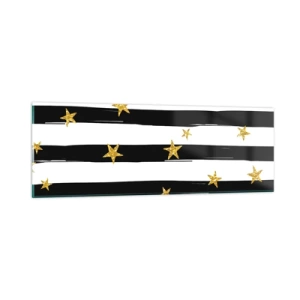 Cuadro sobre vidrio - Impresiones sobre Vidrio - Todos hemos nacido bajo una estrella de la suerte - 90x30 cm