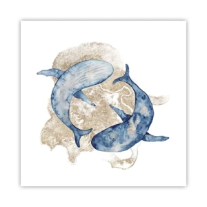 Póster - ¿Amistad o amor? - 50x50 cm