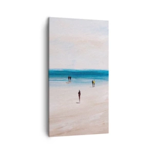Cuadro sobre lienzo - Impresión de Imagen - Necesidad natural - 45x80 cm