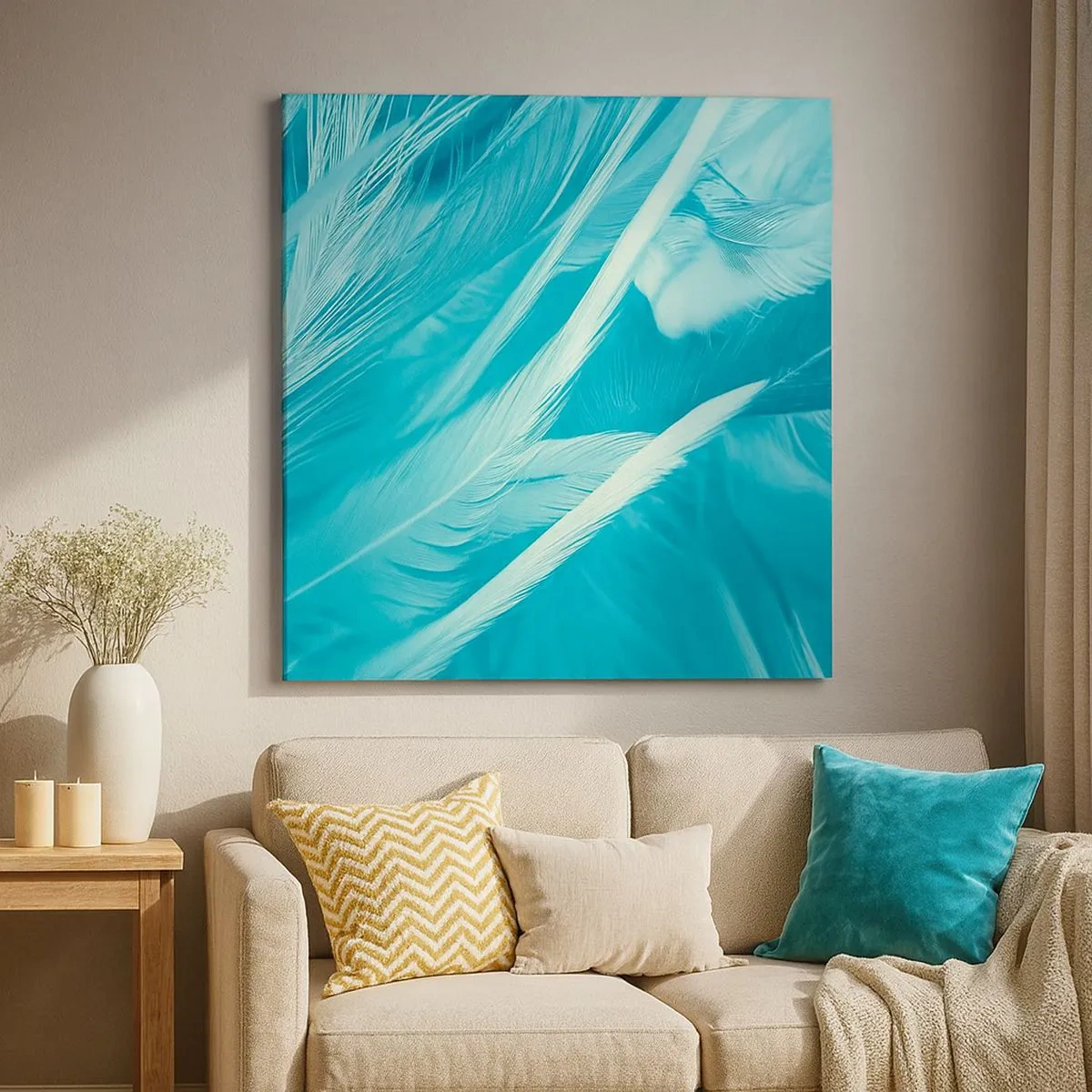 Cuadro sobre lienzo - Impresión de Imagen - Un manto real - 30x30 cm