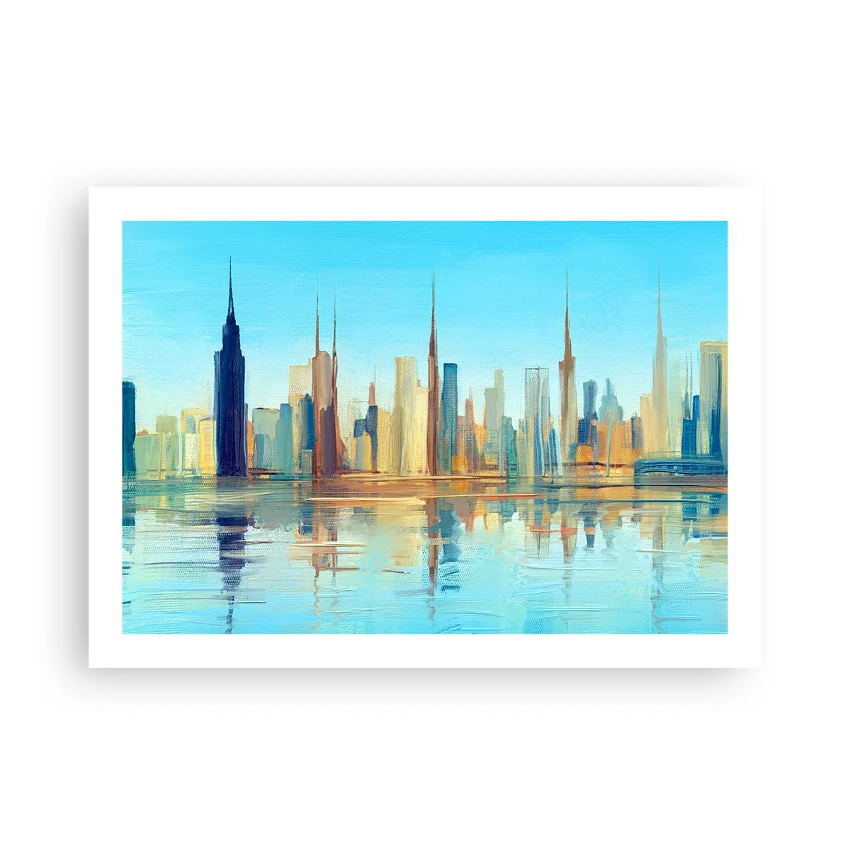 Póster - Metrópolis soleada - 70x50 cm