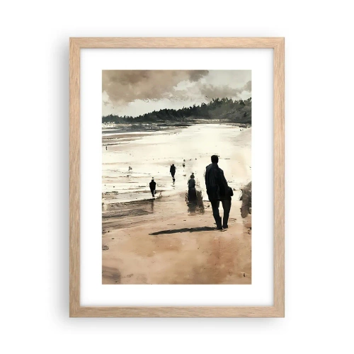 Póster en marco roble claro - Un sueño evocado - 30x40 cm