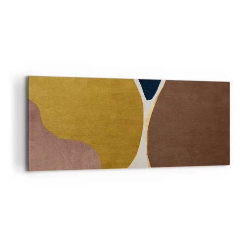 Cuadro sobre lienzo - Impresión de Imagen - Abstracción - un lugar en el espacio - 100x40 cm