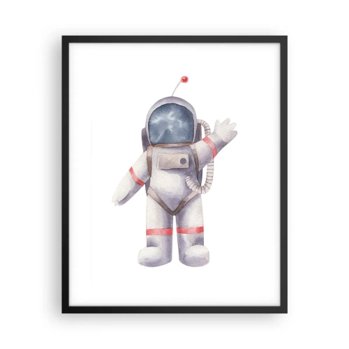 Póster en marco negro - Esto es todo por ahora - 40x50 cm