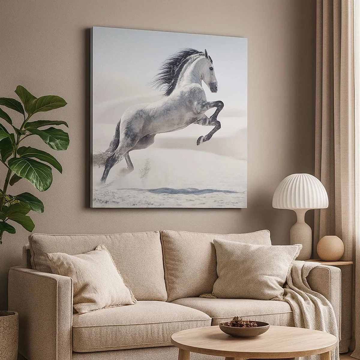 Cuadro sobre lienzo - Impresión de Imagen - Un príncipe árabe - 30x30 cm