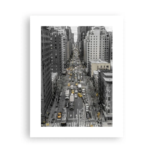 Póster - La vida de Nueva York - 30x40 cm