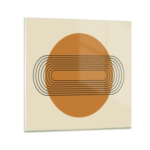 Cuadro sobre vidrio - Impresiones sobre Vidrio - El plan perfecto - 50x50 cm