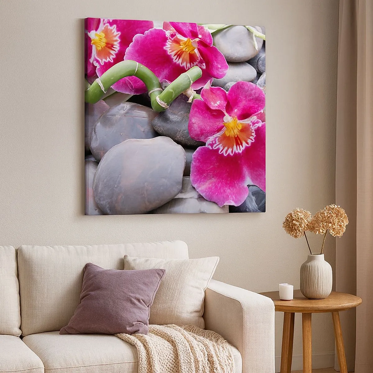 Cuadro sobre lienzo - Impresión de Imagen - Frío y calor - 30x30 cm