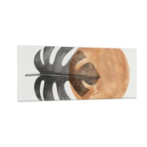 Cuadro sobre vidrio - Impresiones sobre Vidrio - Siempre el sol - 100x40 cm