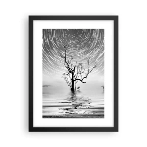 Póster en marco negro - Una sinfonía de la naturaleza - 30x40 cm