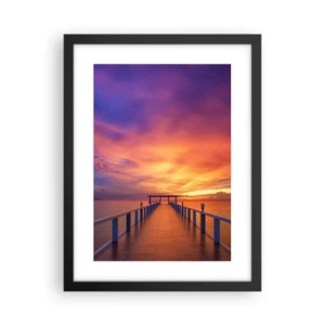 Póster en marco negro - Sin fin - 30x40 cm