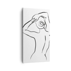 Cuadro sobre lienzo - Impresión de Imagen - Pose matinal - 55x100 cm