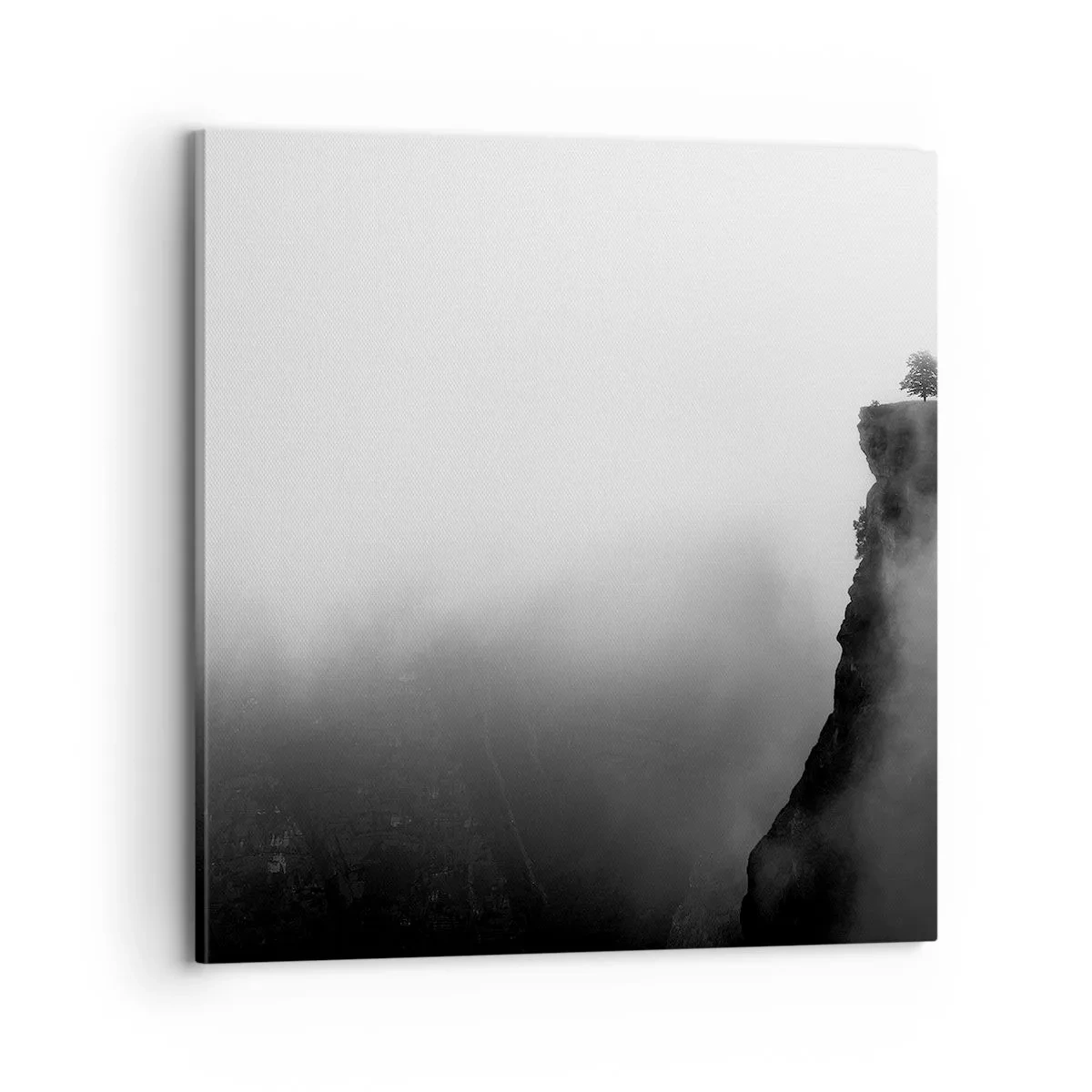 Cuadro sobre lienzo - Impresión de Imagen - En el límite del mundo - 70x70 cm