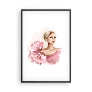 Póster en marco negro - Recuérdame como una pintura... - 61x91 cm