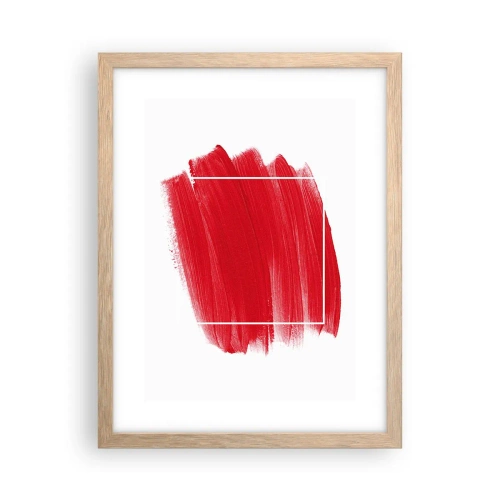 Póster en marco roble claro - Fuera del marco - 30x40 cm