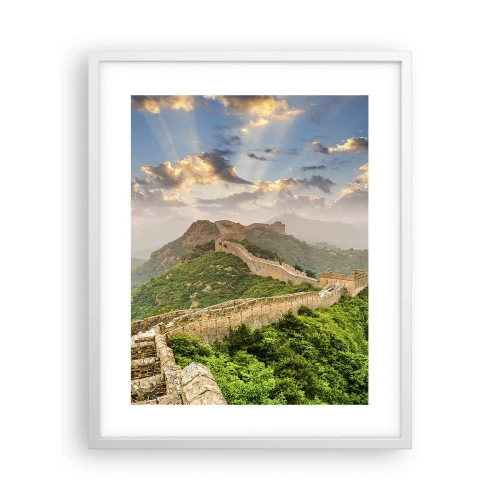 Póster en marco blanco - Grandeza duradera - 40x50 cm