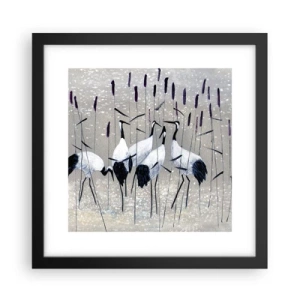 Póster en marco negro - Entre los suyos - 30x30 cm
