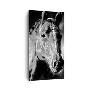 Cuadro sobre lienzo - Impresión de Imagen - El brillo de un alma noble - 45x80 cm