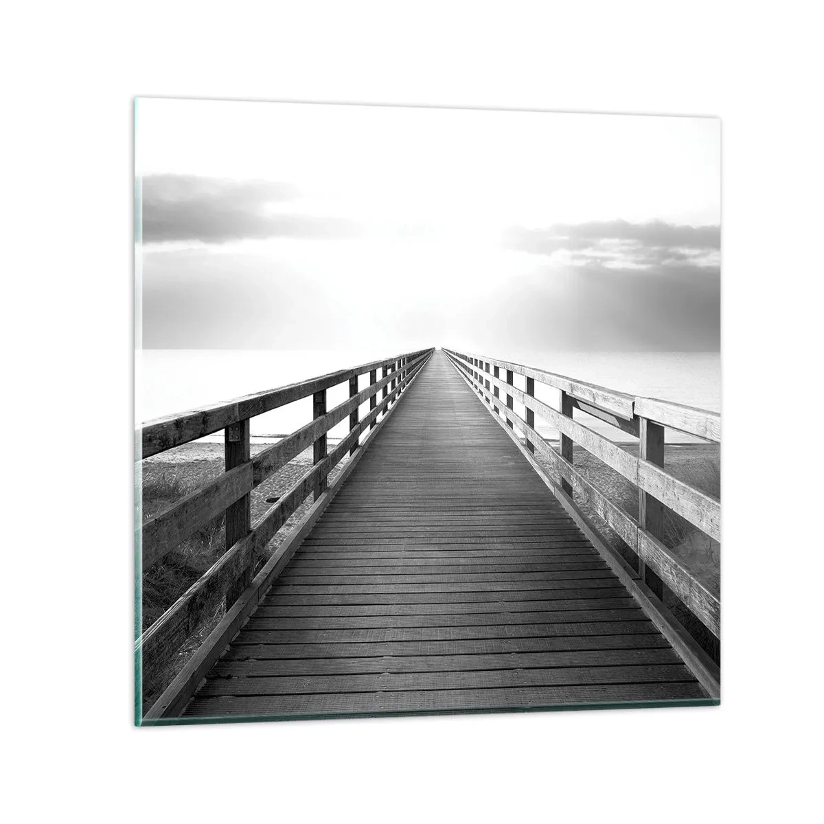 Cuadro sobre vidrio - Impresiones sobre Vidrio - En la distancia... - 50x50 cm