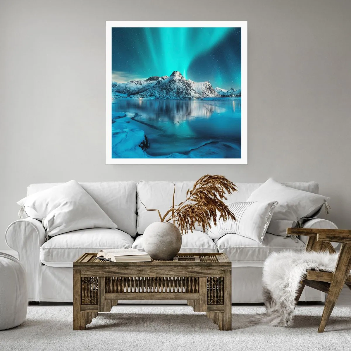 Póster - Una noche de luz - 50x50 cm