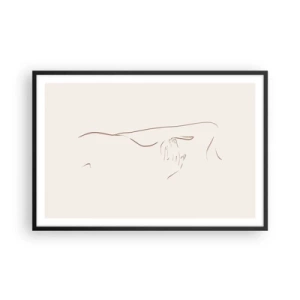 Póster en marco negro - La forma del deseo - 91x61 cm