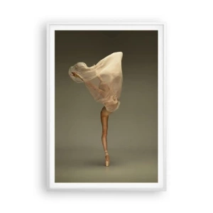 Póster en marco blanco - A punto de volar - 70x100 cm