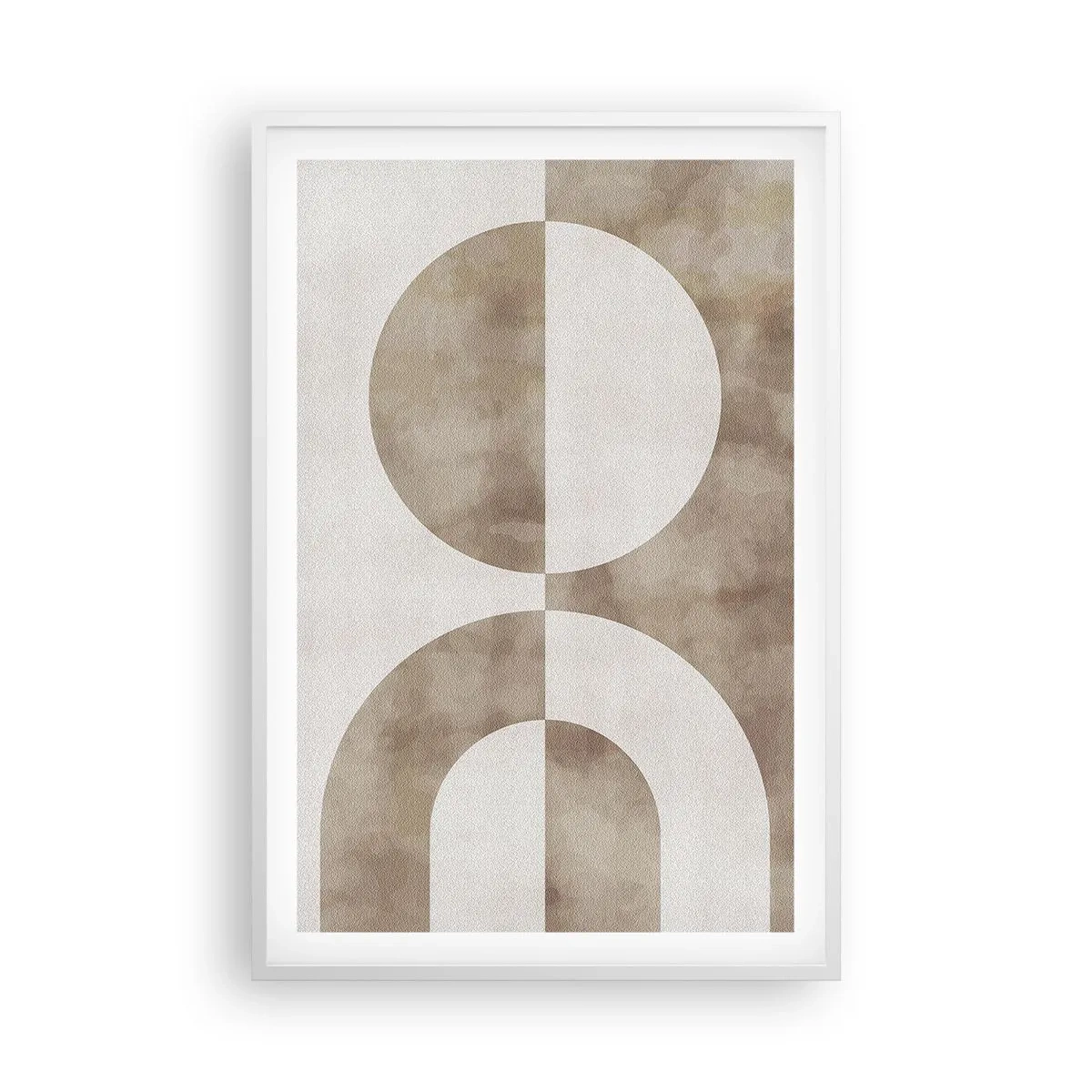 Póster en marco blanco - Similitudes y diferencias - 61x91 cm