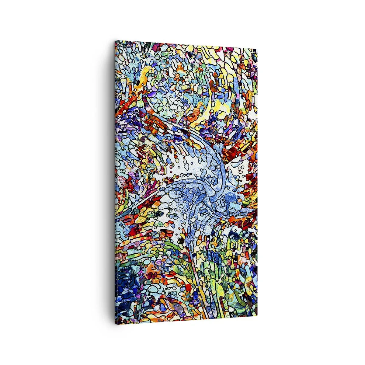 Cuadro sobre lienzo - Impresión de Imagen - Vidriera - 45x80 cm