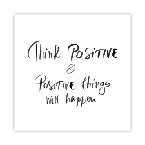 Póster - ¿Cómo vivir? - 60x60 cm