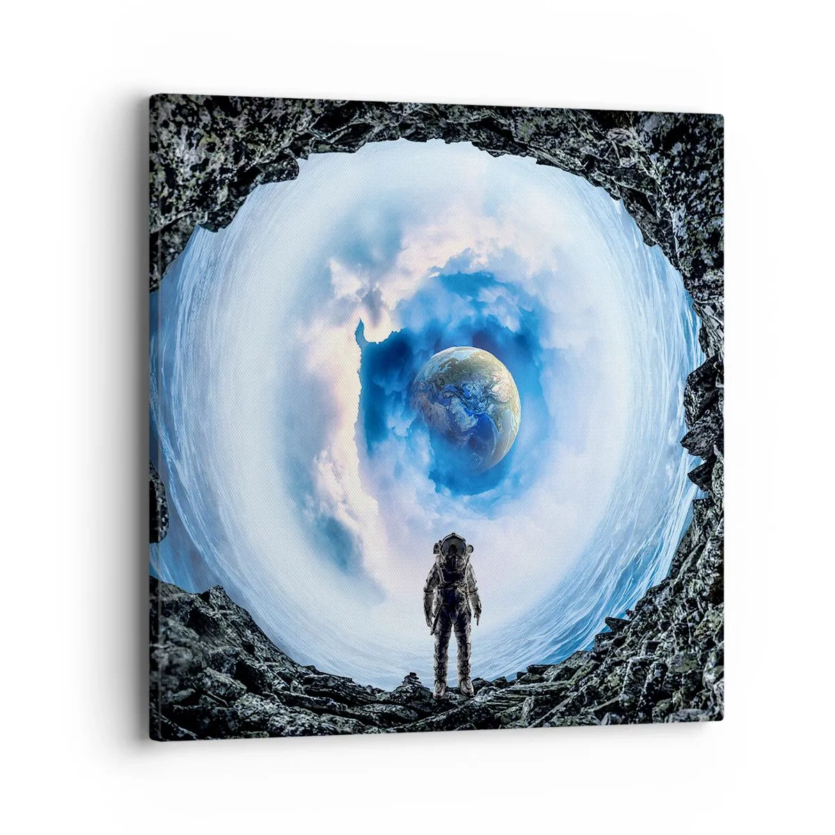 Cuadro sobre lienzo - Impresión de Imagen - No muy lejos de casa - 40x40 cm