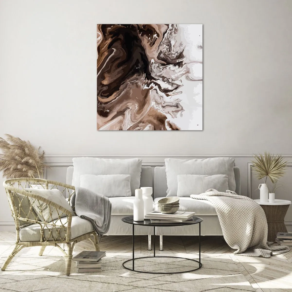 Cuadro sobre vidrio - Impresiones sobre Vidrio - Contenencia del color - 30x30 cm