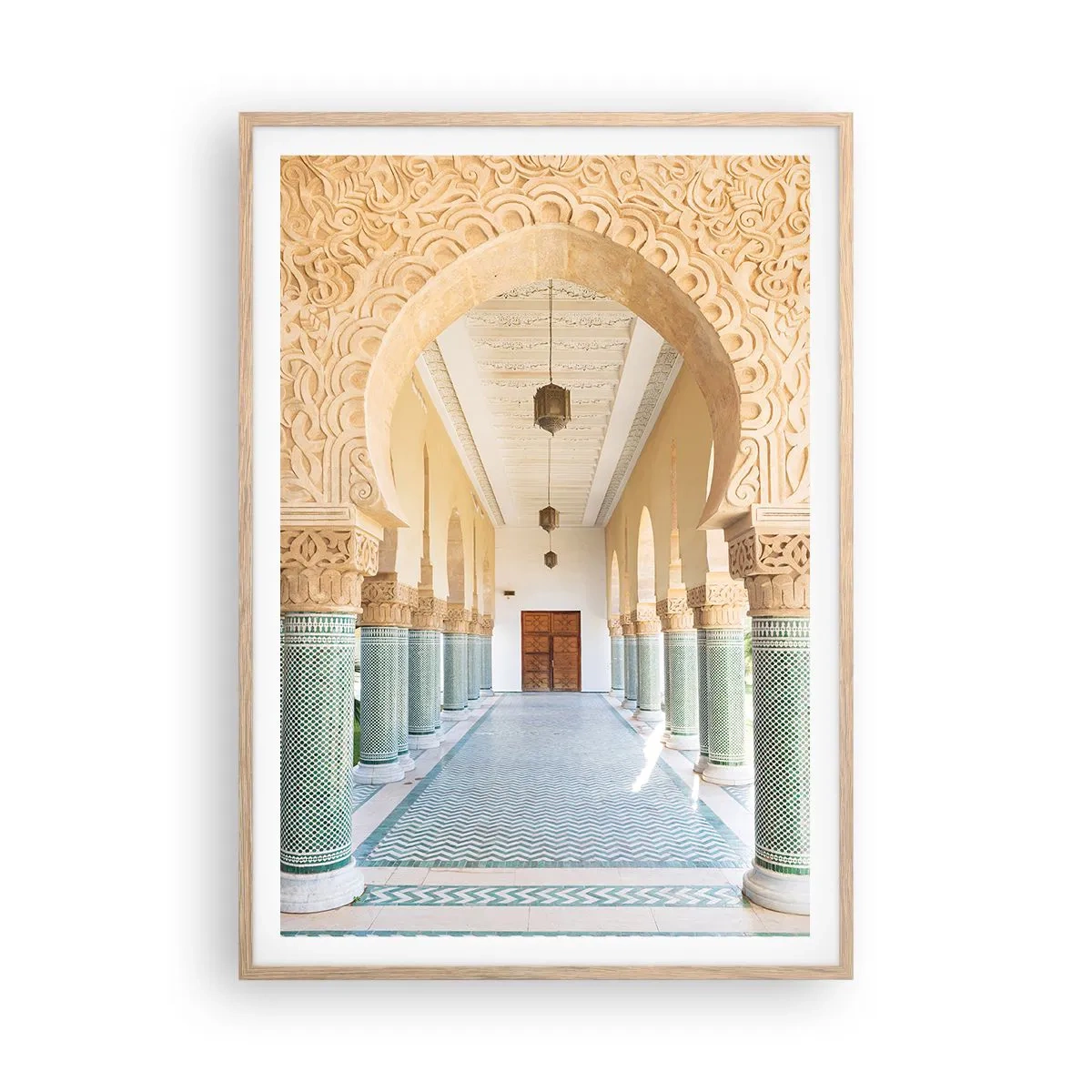 Póster en marco roble claro - De los cuentos de Sherezade - 70x100 cm