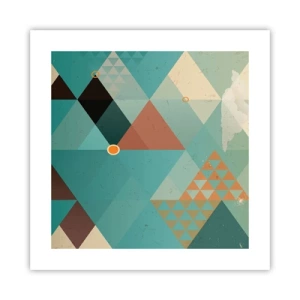 Póster - Uno para todos y todos para uno - 40x40 cm