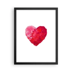 Póster en marco negro - All you need is love - 30x40 cm