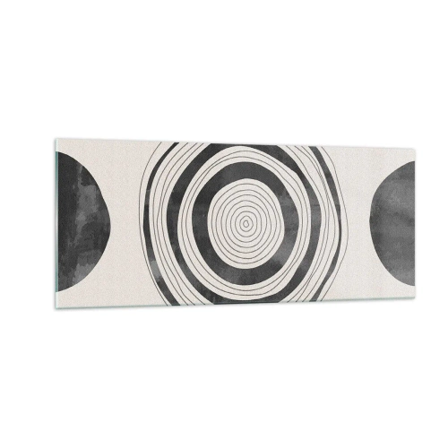 Cuadro sobre vidrio - Impresiones sobre Vidrio - Lo importante es lo que hay entre medias - 100x40 cm
