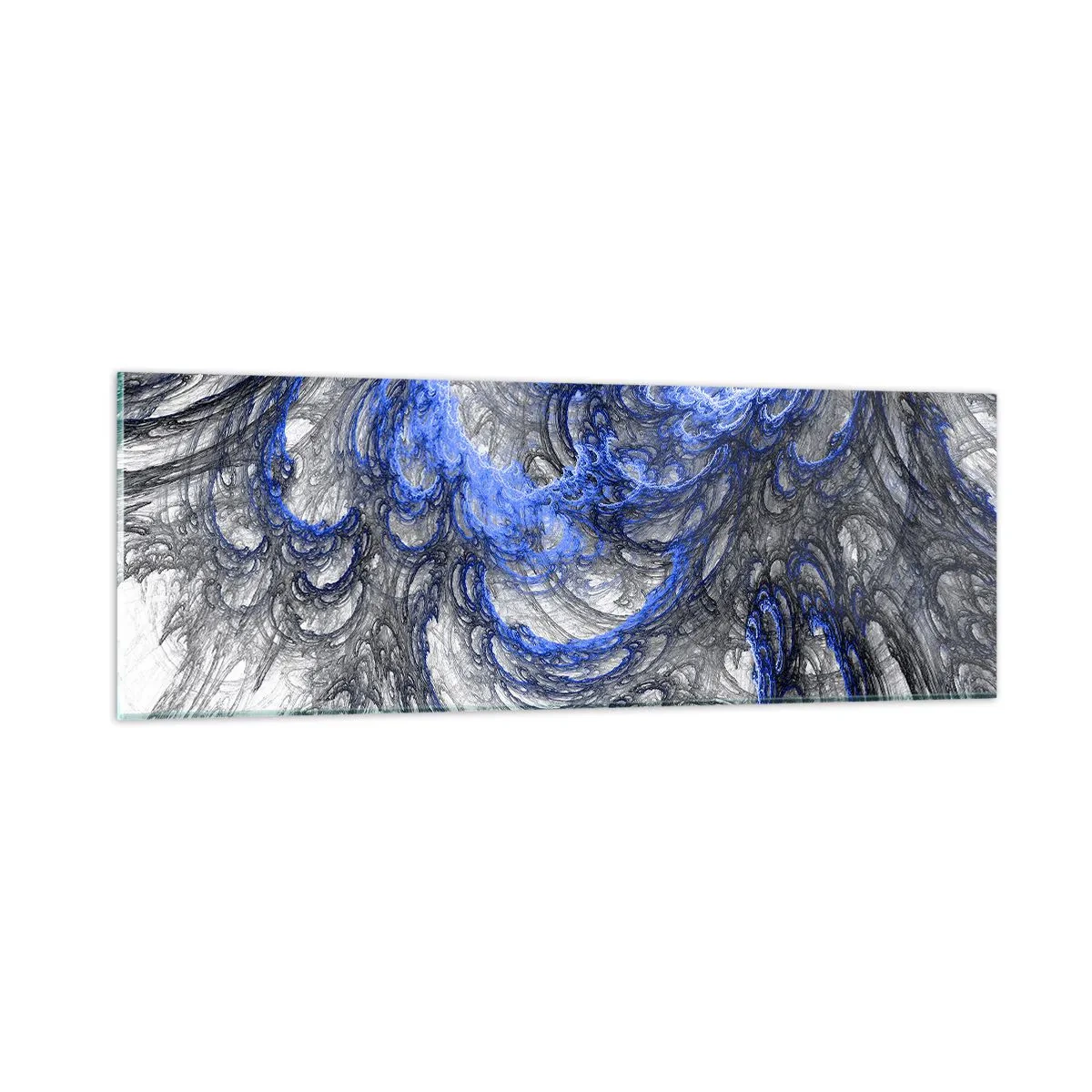Cuadro sobre vidrio - Impresiones sobre Vidrio - El nacimiento de una ola - 90x30 cm