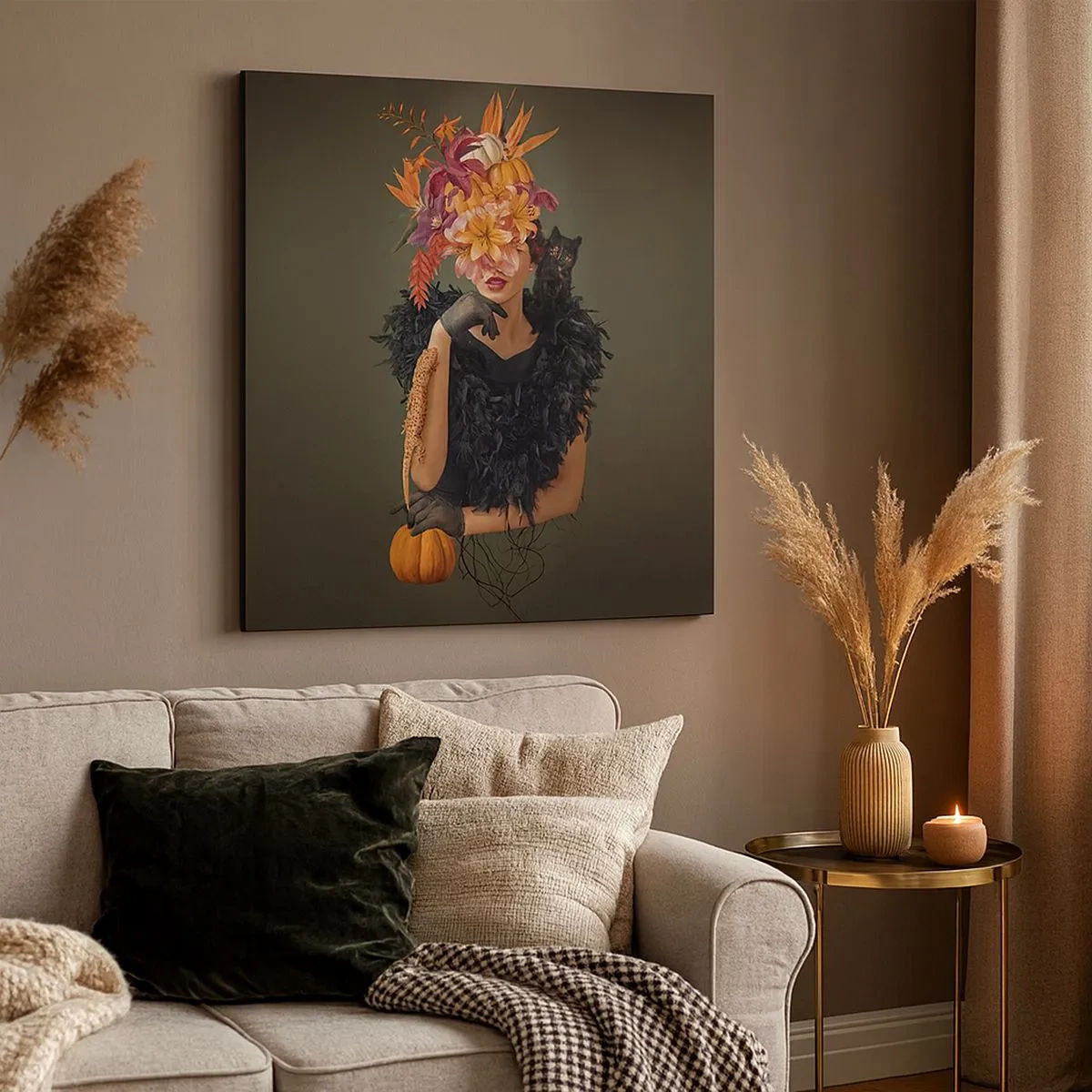 Cuadro sobre lienzo - Impresión de Imagen - Hechizo de bruja - 30x30 cm