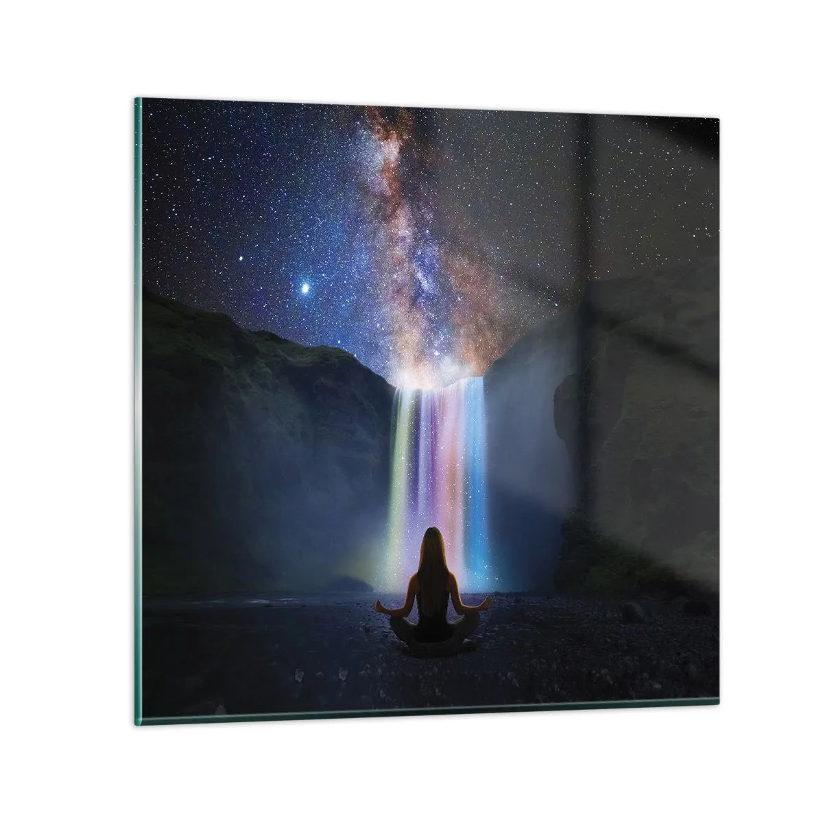 Cuadro sobre vidrio - Impresiones sobre Vidrio - Armonía absoluta - 60x60 cm