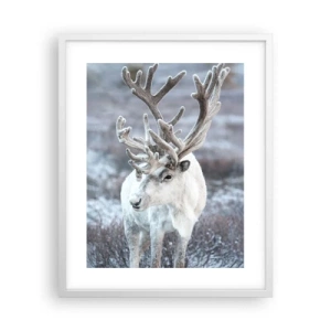 Póster en marco blanco - Retrato al sol - 40x50 cm